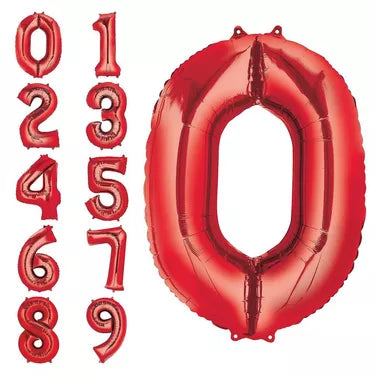 34in Foil Number Balloon