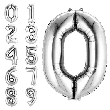 34in Foil Number Balloon