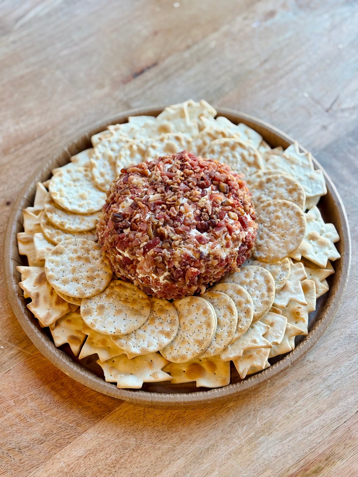 Green Chili Bacon Ranch Cheeseball