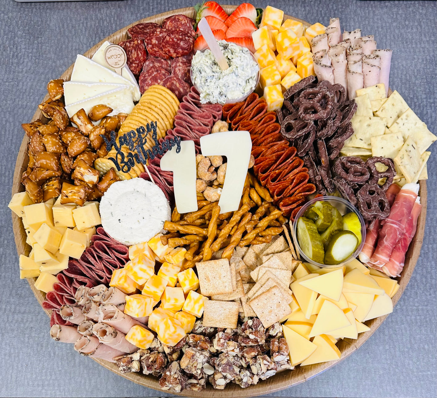 Round Charcuterie Board (multiple size options)