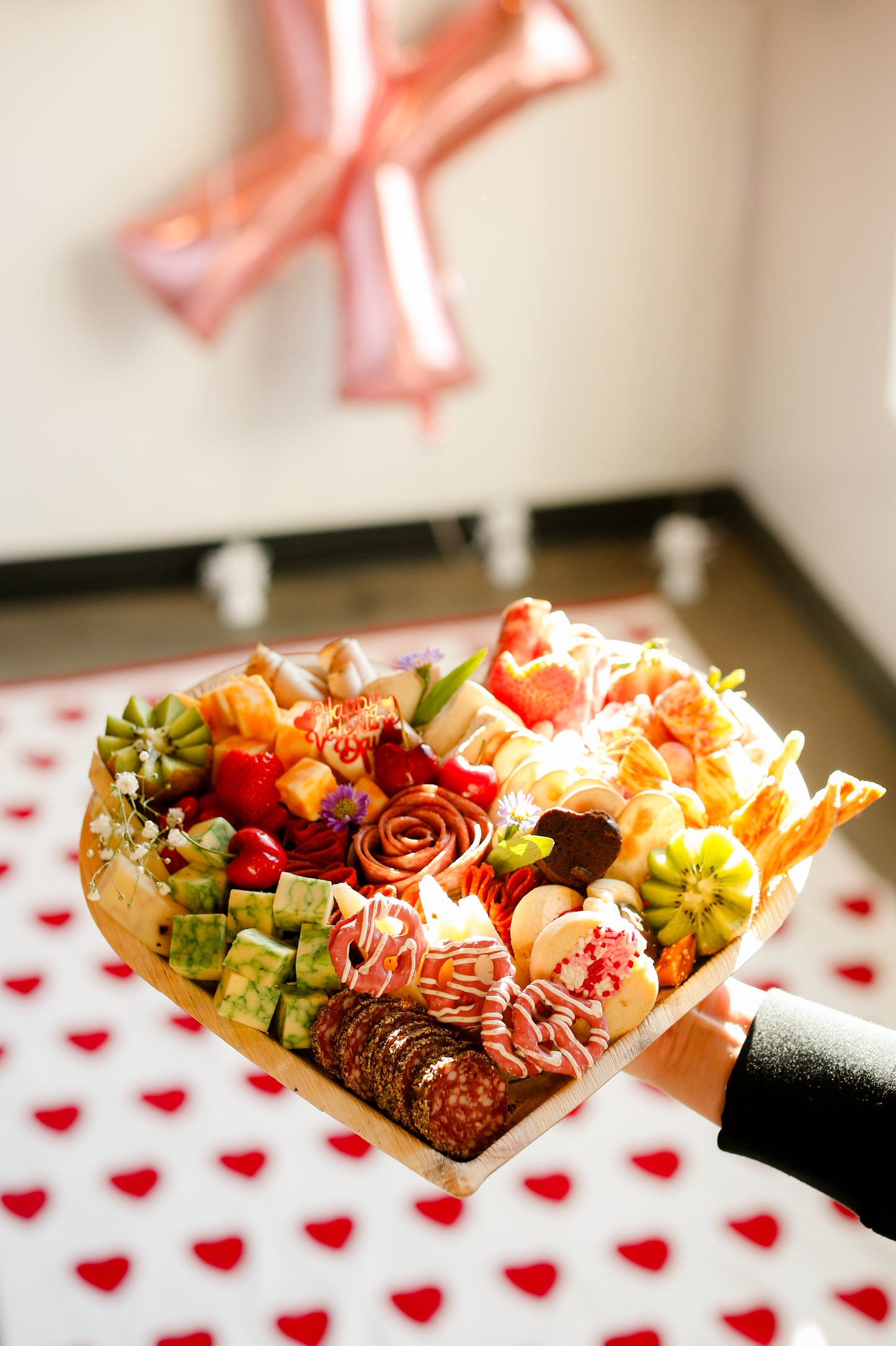 Large Heart Charcuterie Board