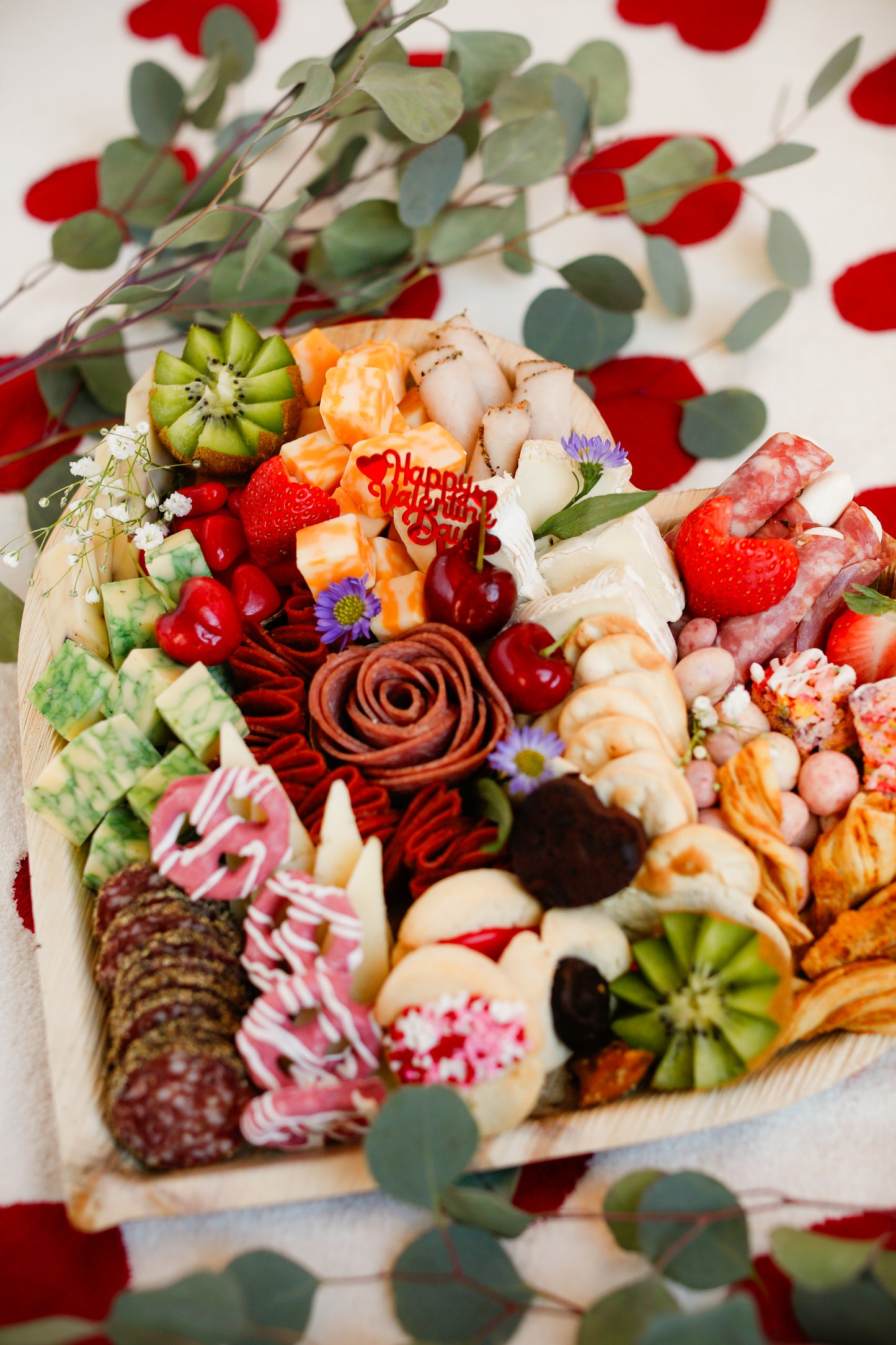 Large Heart Charcuterie Board